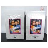 2 VINTAGE STAR TREK VHS COLLECTORS EDITION TAPES