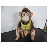 VTG. JAPAN JOLLY CHIMP CYMBAL BANGING TOY
