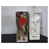 TIN MECHANICAL ROPE CLIMBING MONKEY WITH ORG.BOX