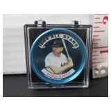 1964 TOPPS MICKEY MANTLE ALL STARS METAL COIN