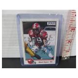 AUTOGRAPHED MARK PEARCE JOGO CFL CALGARY CARD