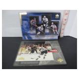 1996 UD GRETZKY MEETS THE STARS & 1999 JUMBO CARD