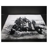 LARGE OLD PHOTOGRAPH OF CANADIAN SOLDIERS