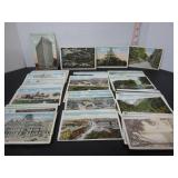 50 OLD MISC. U.S. POSTCARDS