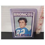 1972 TOPPS LYLE ALZADO RC FOOTBALL CARD #106