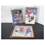 WAYNE GRETZKY FRAME PHOTO & JUMBO CARD