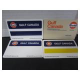 4 OLD GULF CANADA GAS-OIL CREDIT CARDS