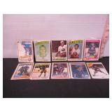 10 OLD NEW YORK ISLANDERS HOCKEY CARDS