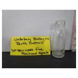 RARE OLD WATERBURY BATTERY OIL PERTH ONT. BOTTLE