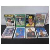 8 MISC. OLD RICH GOSSAGE BASEBALL CARDS