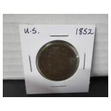 1852 U.S. ONE CENT COIN