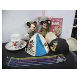 LOT OF OLD DISNEY TOY ITEMS