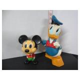 VINTAGE WORKING TALKING MICKEY & DONALD DUCK BANK