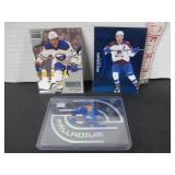 3 SKYBOX HOCKEY CARDS PALLADIUM CLEAR CUT ETC.