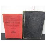 2 VINTAGE MILITARY BOOKS