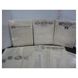 30 EARLY 1900'S ONTARIO BILLS, RECEIPTS ETC.