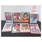 8 VINTAGE MONTREAL CANADIENS HOCKEY CARDS