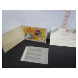 SEPT.1979 PHILATELIST SOUVENIR TINTIN STAMP CARD