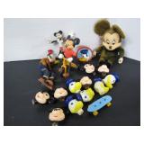 LOT OF OLD DISNEY TOYS-ITEMS