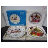 2 VINTAGE 1973 & 79 DISNEY PLATES IN BOXES