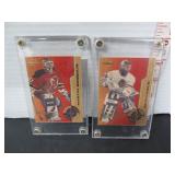 2 LTD. EDITION 1995 LEAF STICK SIDE HOCKEY CARDS