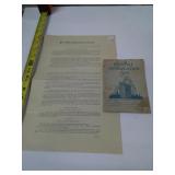 ANTIQUE POSTAL EPHEMERA, 1907, 1925