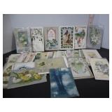 60 OLD MISC. EASTER POSTCARDS