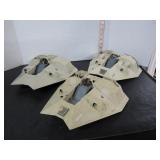 3 OLD KENNER STAR WARS REBEL SNOW SPEEDER