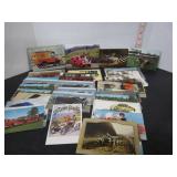 50 OLD MISC. AUTOMOBILE POSTCARDS