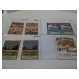 VINTAGE WHISKEY AND BRANDY LABELS