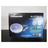 VTG. PANASONIC SILVER PORTABLE CD PLAYER IN BOX