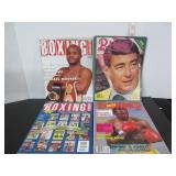 4 OLDER BOXING MAGAZINES 1980 THE RING ETC.