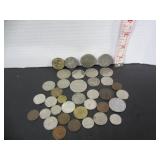 LOT OF OLD COINS CANADIAN BRITISH ETC.