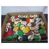 VERY LARGE LOT OF VINTAGE JELLO AIRPLANE DISCS