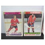 2 GUY LAFLEUR HOCKEY CARDS