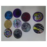 PLASTIC AND METAL POGS AND SLAMMERS