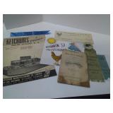 VINTAGE AND ANTIQUE POULTRY EPHEMERA