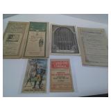 ANTIQUE THEATRE EPHEMERA