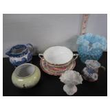 LOT OF VINTAGE DISHES