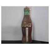 OLD METAL COCA COLA BOTTLE THERMOMETER