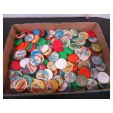 VERY LARGE LOT OF VINTAGE JELLO AIRPLANE DISCS