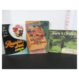3 VINTAGE SALES BOOKLETS