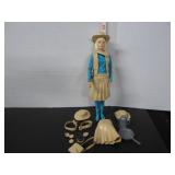 VTG. JOHNNY WEST JANE WEST ACTION FIGURE