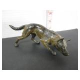 HEAVY METAL DOG-WOLF SCULPTURE