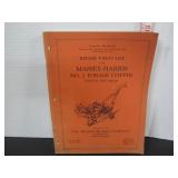 VINTAGE MASSEY-HARRIS NO. 2 BOOK