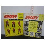 1956-1957 HOCKEY PICTORIAL MAGAZINES