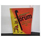 1957 MONTREAL FORUM HOCKEY PROGRAM