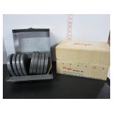 VTG. COMPCO REEL TO REEL MOVIE FILM STORAGE CHEST