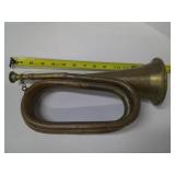 ANTIQUE BUGLE WITH MOUTHPIECE