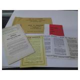 FINDLAY CARLETON PLACE EPHEMERA